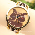 2015 new design big eye owl handmade promotion watch